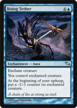 Biting Tether (Shadowmoor) Medium Play Foil