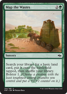 Map the Wastes (Fate Reforged) Light Play Foil