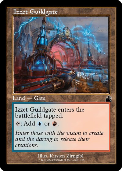 Izzet Guildgate (Retro Frame) (Ravnica Remastered) Near Mint