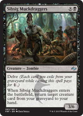 Sibsig Muckdraggers (Fate Reforged) Light Play Foil