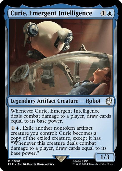 Curie, Emergent Intelligence (Universes Beyond: Fallout) Near Mint Foil