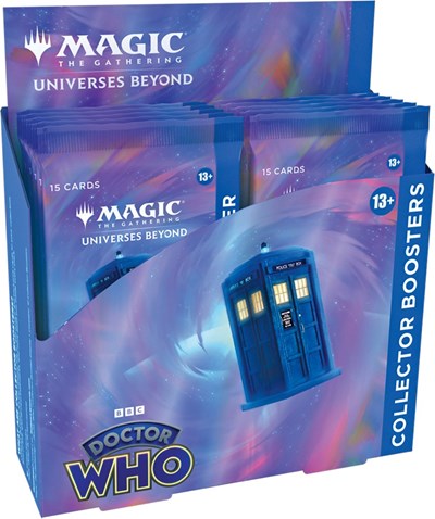 Universes Beyond: Doctor Who Collector Booster Display