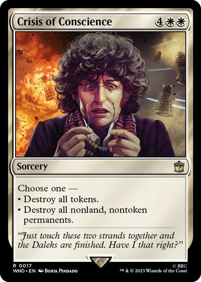 Crisis of Conscience (Universes Beyond: Doctor Who) Near Mint Foil