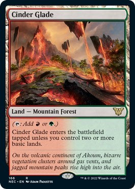 Cinder Glade (Commander: Kamigawa: Neon Dynasty) Light Play