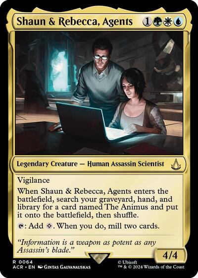 Shaun & Rebecca, Agents (Universes Beyond: Assassin's Creed) Near Mint