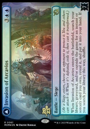 Invasion of Arcavios (Promos: Prerelease Cards) Light Play Foil