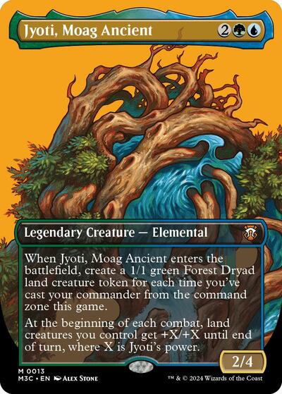 Jyoti, Moag Ancient (Borderless) (Commander: Modern Horizons 3) Light Play Foil