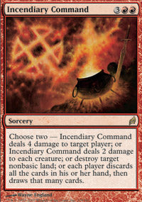 Incendiary Command (Lorwyn) Heavy Play
