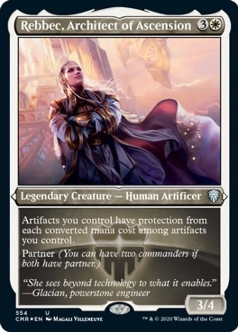 Rebbec, Architect of Ascension (Foil Etched) (Commander Legends) Light Play Foil