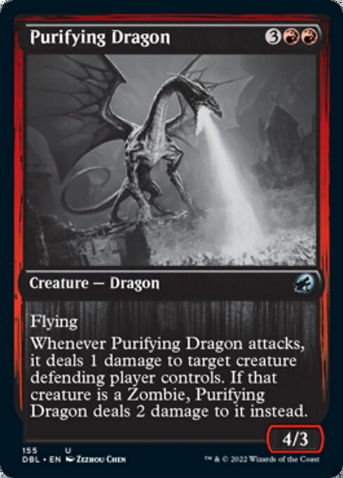 Purifying Dragon (Innistrad: Double Feature) Light Play