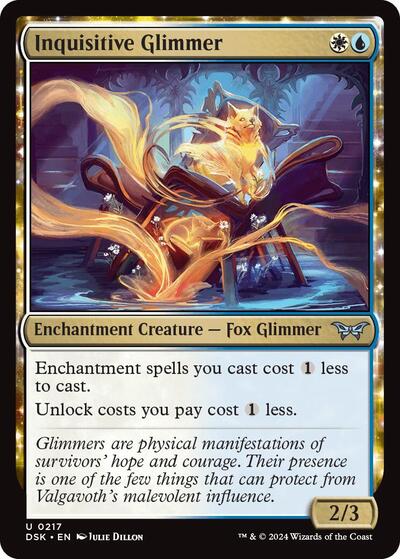 Inquisitive Glimmer (Duskmourn: House of Horror) Light Play