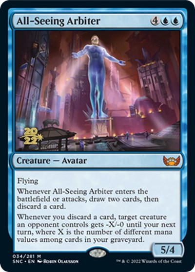 All-Seeing Arbiter (Promos: Prerelease Cards) Light Play Foil