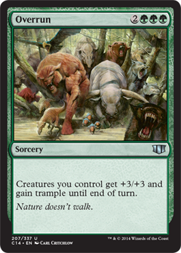 Overrun (Commander 2014 Edition) Light Play