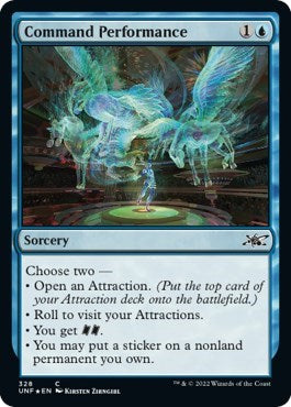 Command Performance (Galaxy Foil) (Unfinity) Near Mint Foil