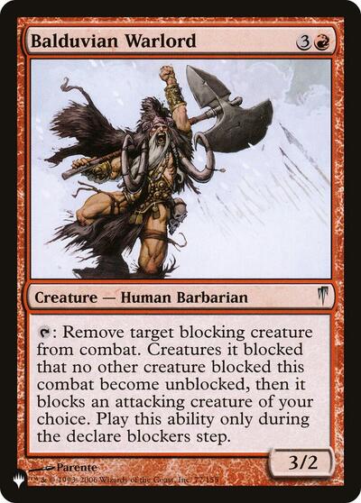 Balduvian Warlord (The List) Near Mint