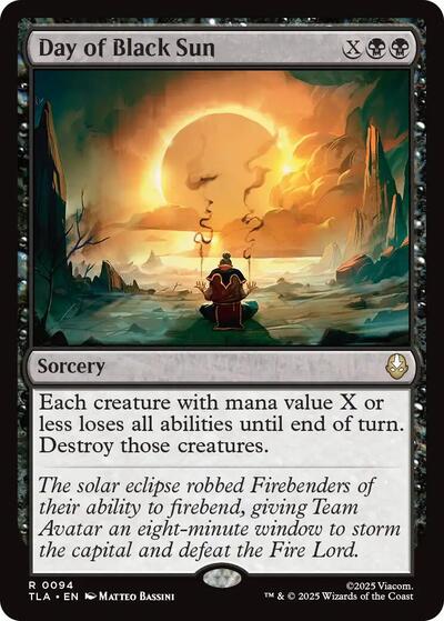 Day of Black Sun (Avatar: The Last Airbender) Near Mint Foil
