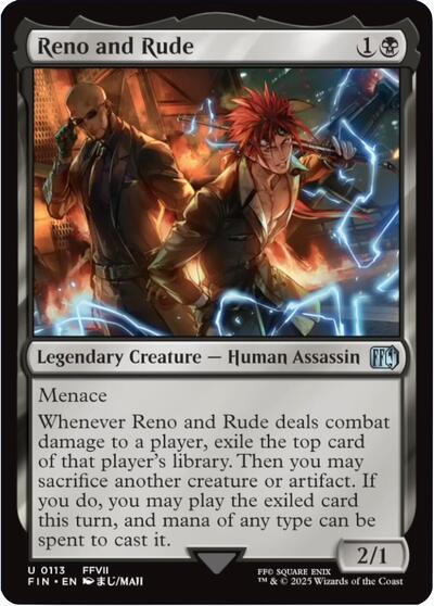 Reno and Rude (Universes Beyond: FINAL FANTASY) Light Play