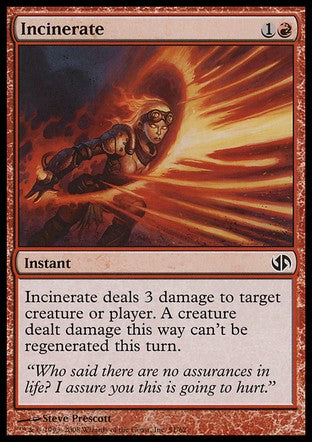 Incinerate (Duel Decks: Jace vs Chandra) Medium Play