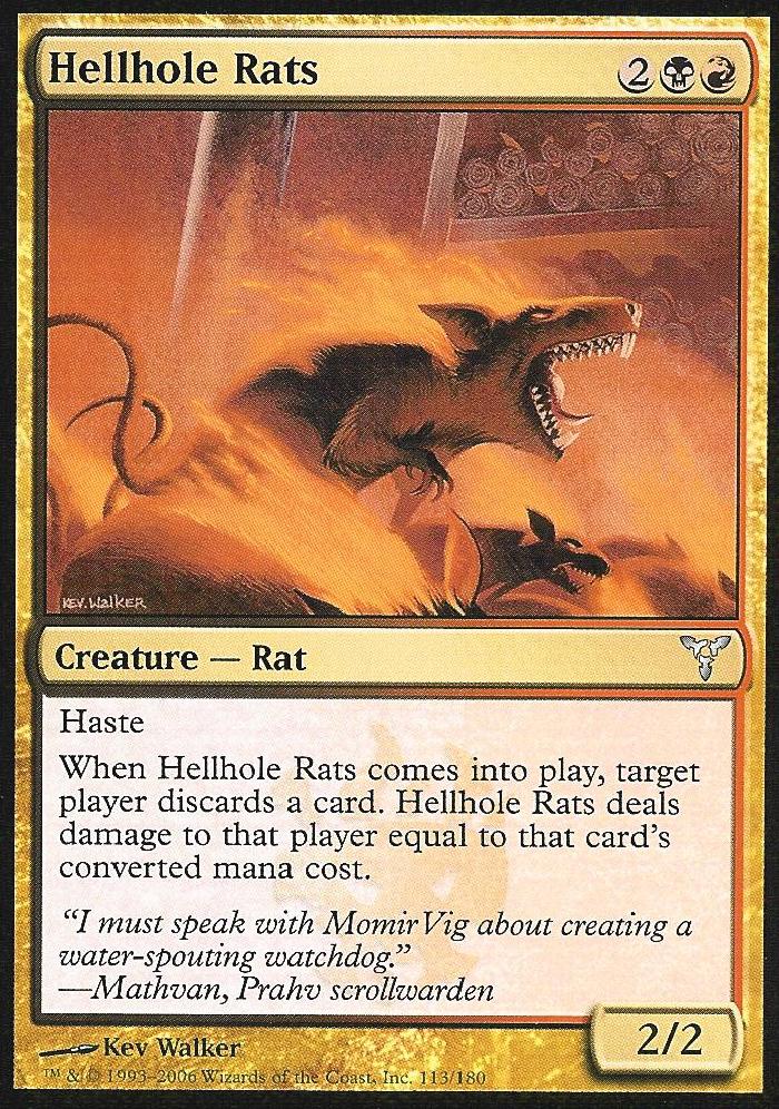 Hellhole Rats (Dissension) Medium Play Foil