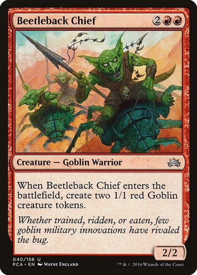 Beetleback Chief (Planechase Anthology) Light Play