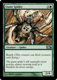 Giant Spider (Magic 2010 Core Set) Light Play Foil