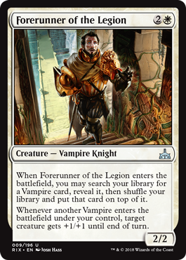 Forerunner of the Legion (Rivals of Ixalan) Near Mint Foil