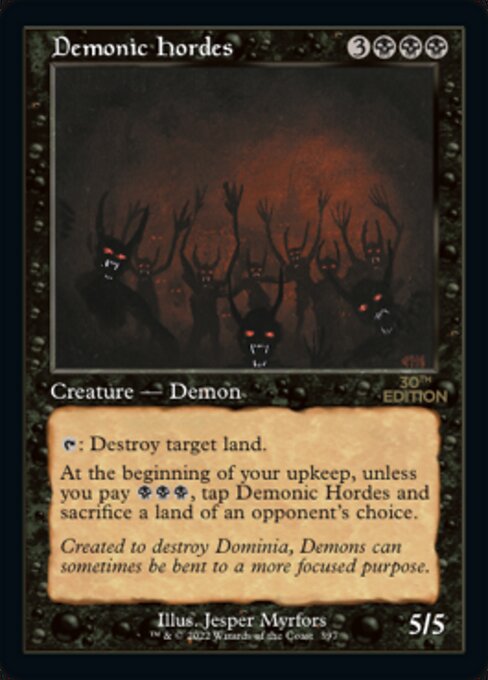 Demonic Hordes Retro Frame|0|0|0.00