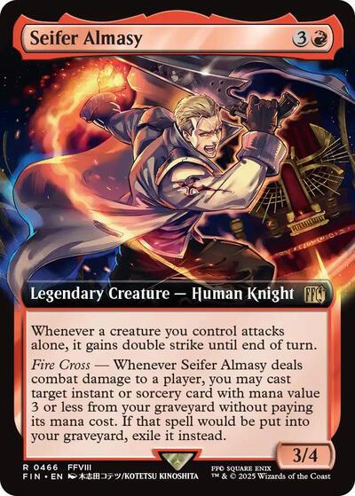 Seifer Almasy (Extended Art) (Universes Beyond: FINAL FANTASY) Near Mint Foil
