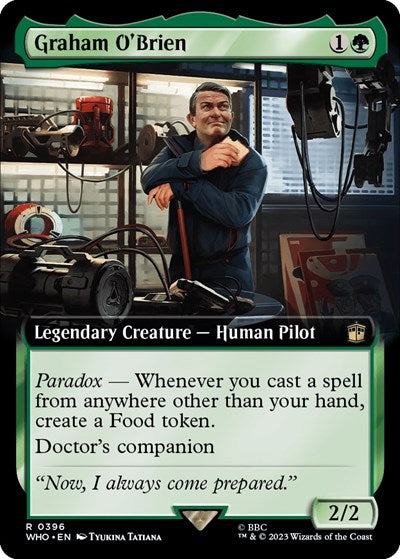 Graham O'Brien (Extended Art) (Universes Beyond: Doctor Who) Near Mint Foil