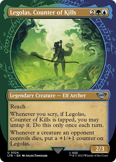 Legolas, Counter of Kills (Showcase) (Universes Beyond: The Lord of the Rings: Tales of Middle-earth) Near Mint