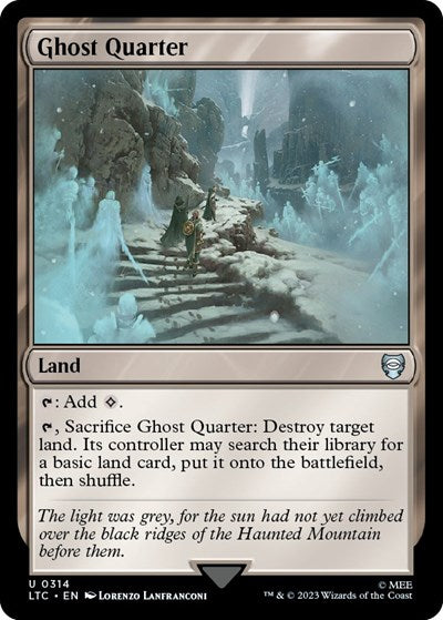 Ghost Quarter (Commander: The Lord of the Rings: Tales of Middle-earth) Near Mint