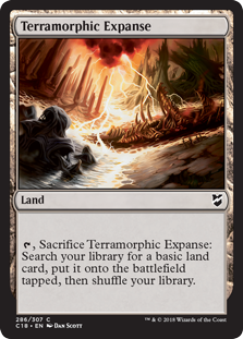 Terramorphic Expanse (Commander 2018) Light Play