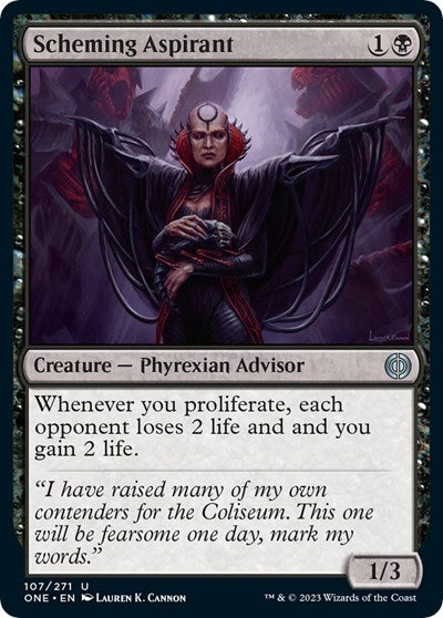 Scheming Aspirant (Phyrexia: All Will Be One) Medium Play