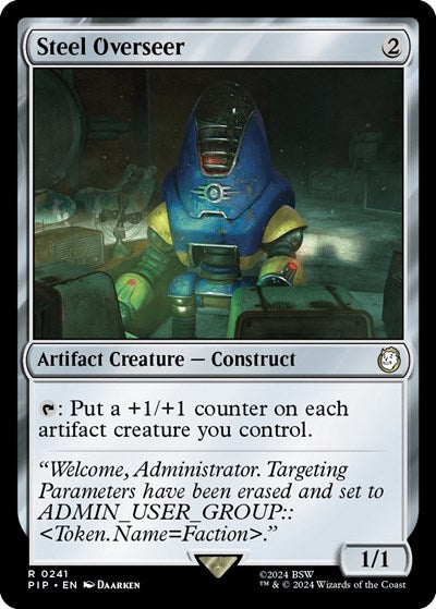 Steel Overseer (Universes Beyond: Fallout) Medium Play Foil