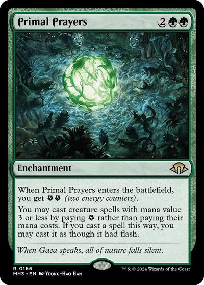 Primal Prayers (Modern Horizons 3) Light Play Foil