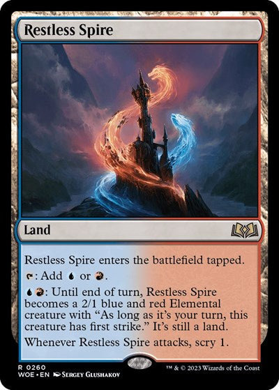 Restless Spire (Wilds of Eldraine) Near Mint Foil