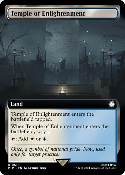 Temple of Enlightenment (Extended Art) (Universes Beyond: Fallout) Light Play Foil