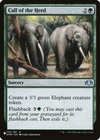 Call of the Herd (The List) Light Play