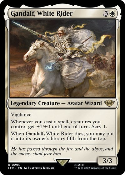 Gandalf, White Rider (Universes Beyond: The Lord of the Rings: Tales of Middle-earth) Near Mint