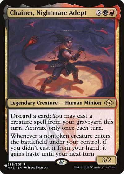 Chainer, Nightmare Adept (The List) Light Play