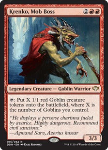 Krenko, Mob Boss (Duel Decks: Speed vs Cunning) Light Play