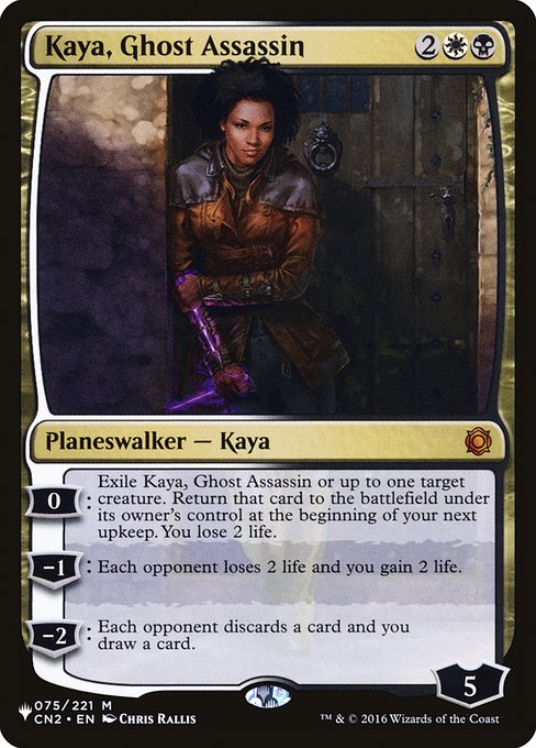 Kaya, Ghost Assassin (The List) Medium Play