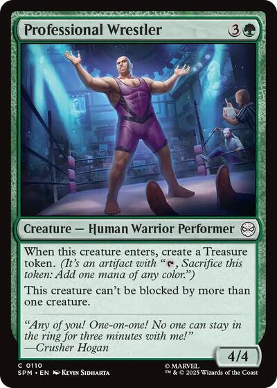 Professional Wrestler (Marvel's Spider-Man) Light Play Foil