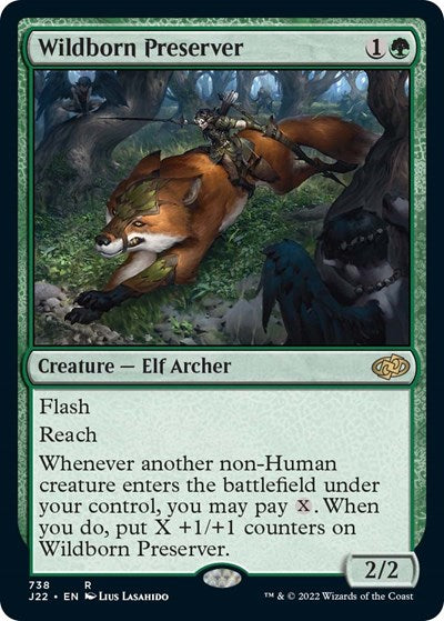 Wildborn Preserver (Jumpstart 2022) Medium Play