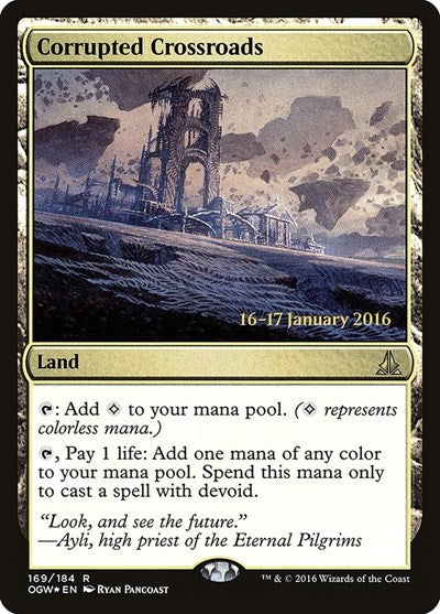 Corrupted Crossroads (Promos: Prerelease Cards) Medium Play Foil