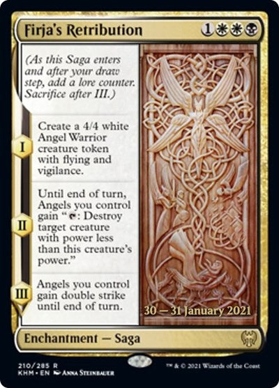 Firja's Retribution (Promos: Prerelease Cards) Near Mint Foil