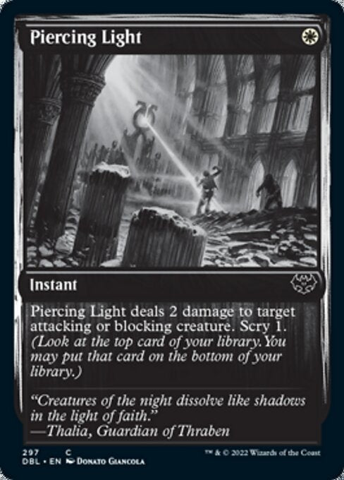 Piercing Light (Innistrad: Double Feature) Near Mint Foil