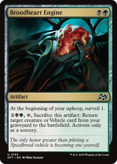 Broodheart Engine (Aetherdrift) Near Mint Foil