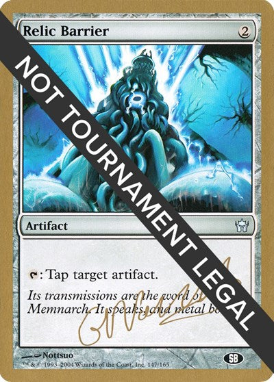 Relic Barrier - 2004 Gabriel Nassif (5DN) (SB) (World Championship Decks) Light Play