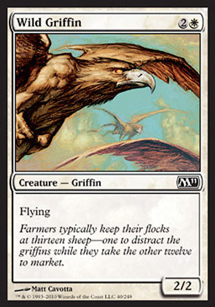 Wild Griffin (Magic 2011 Core Set) Medium Play
